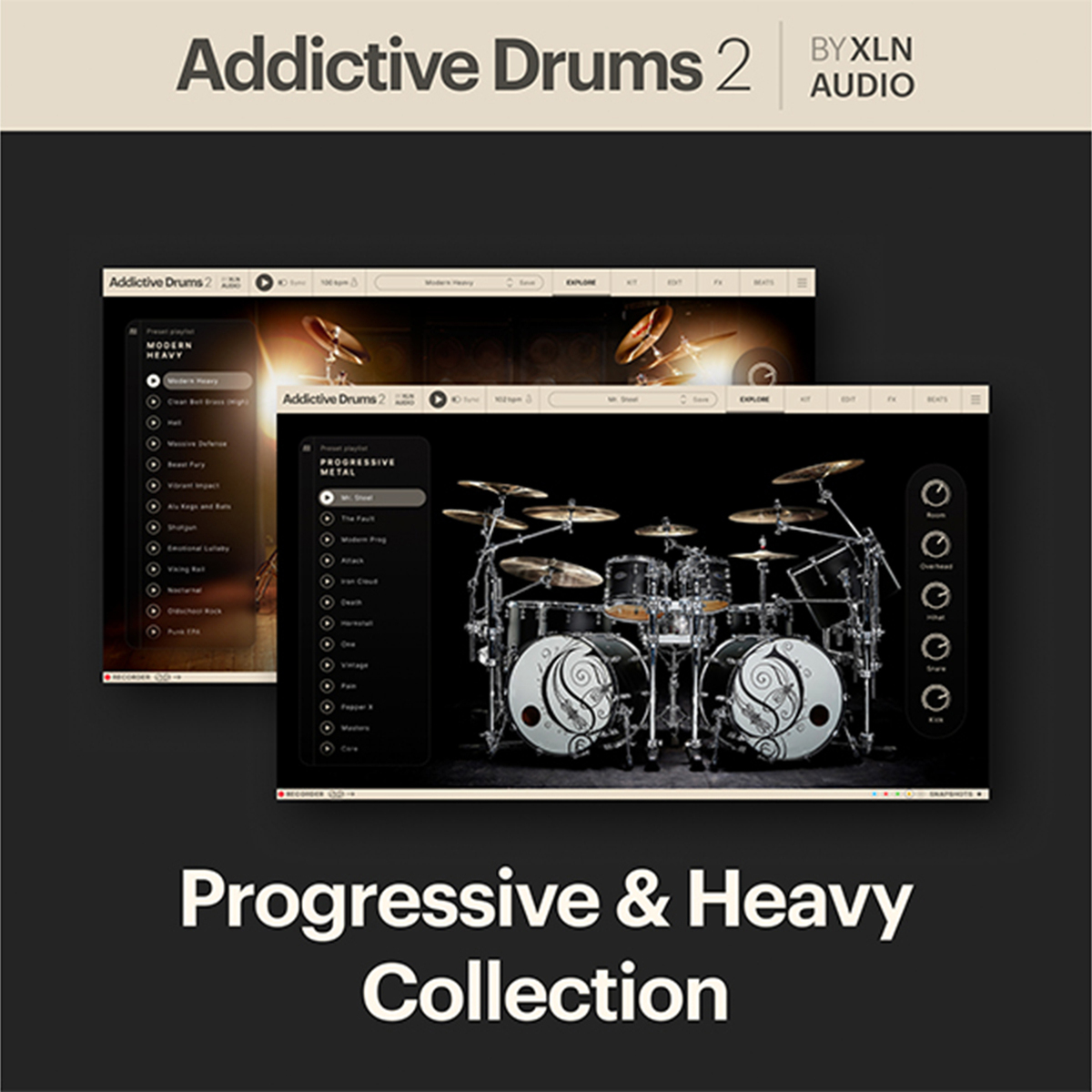 Addictive Drums 2 : Progressive & Heavy Collection 