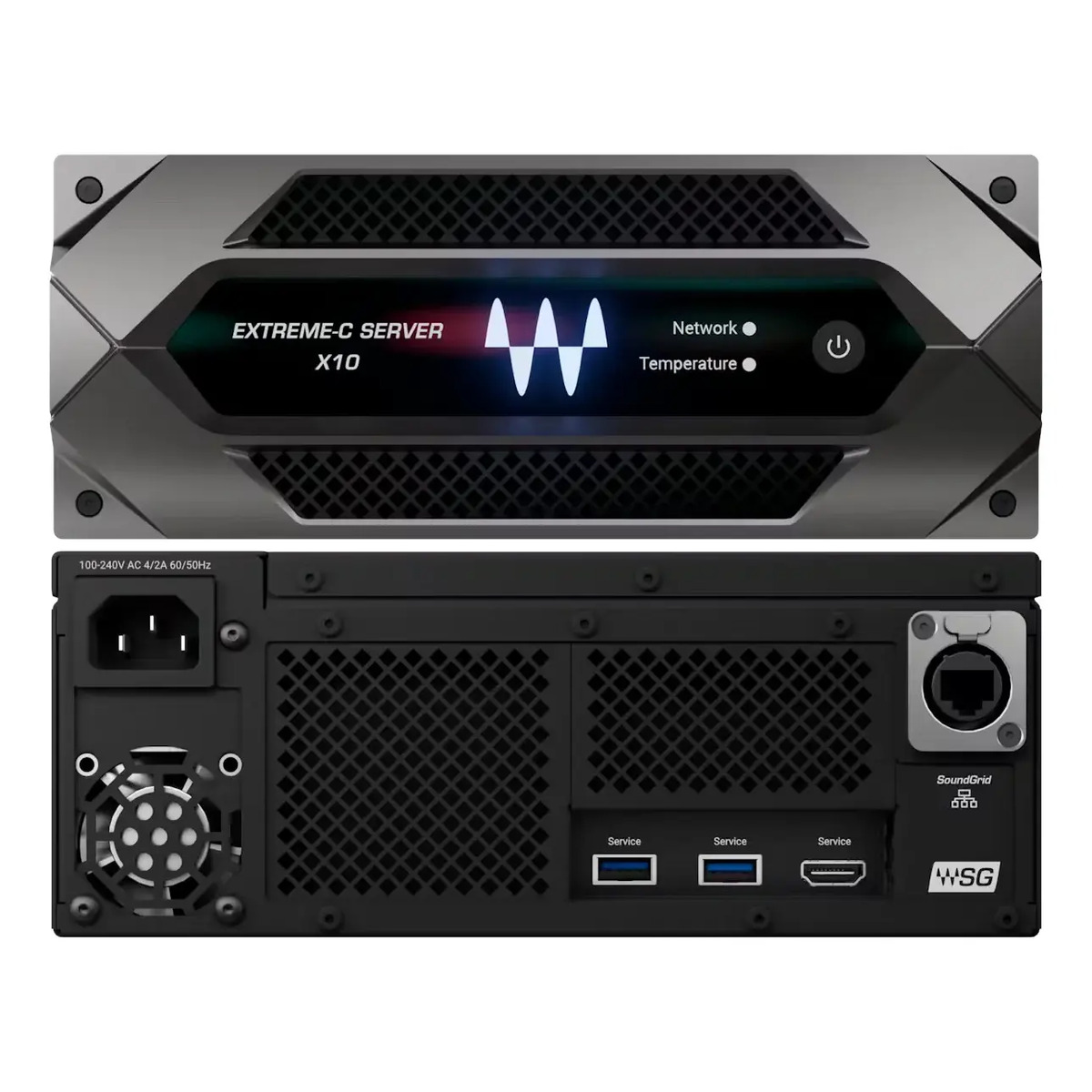 SuperRack SG + WSG Card for DM7 + Extreme Server-C + 2U Rack Ear