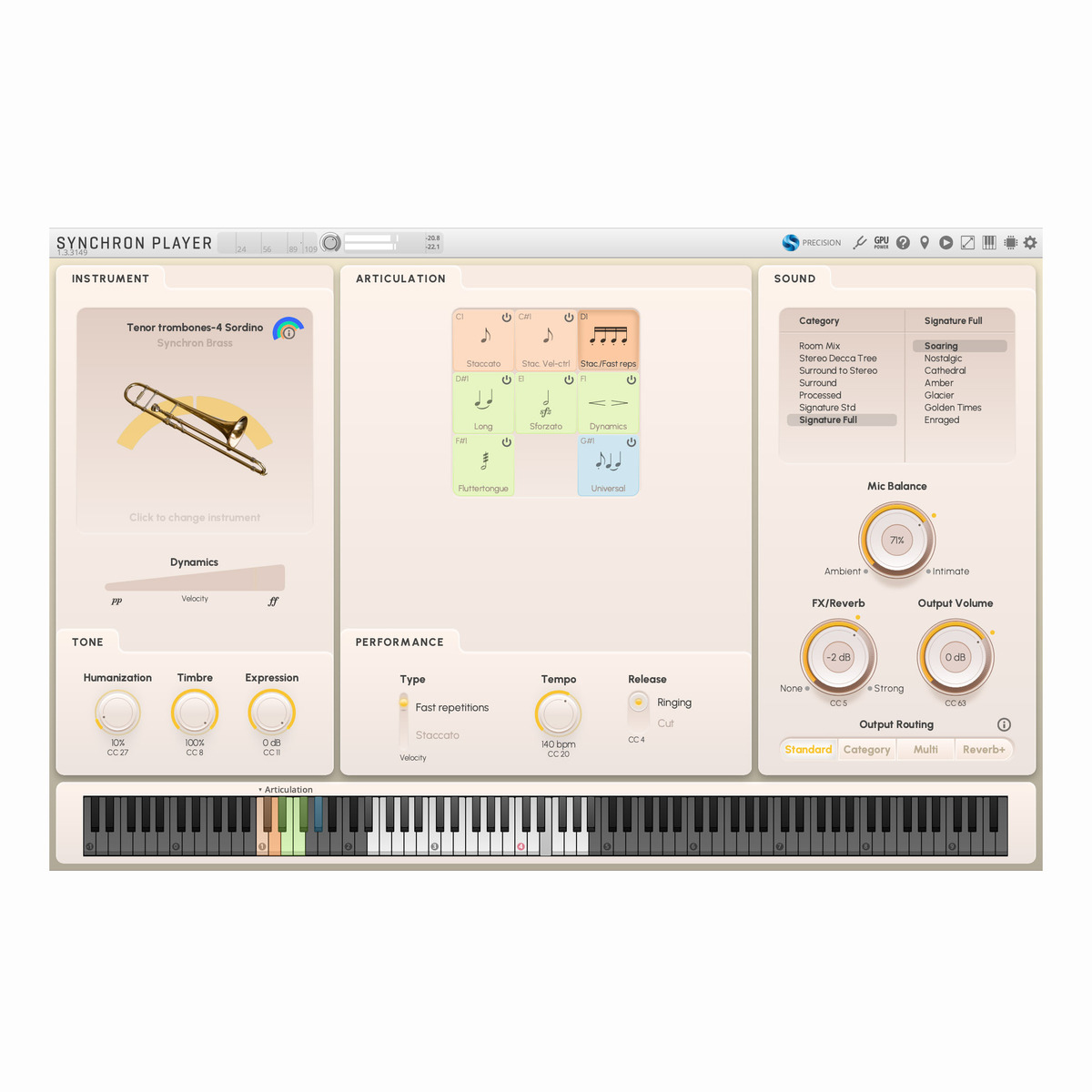 Synchron Tenor Trombone Ensemble (muted) 