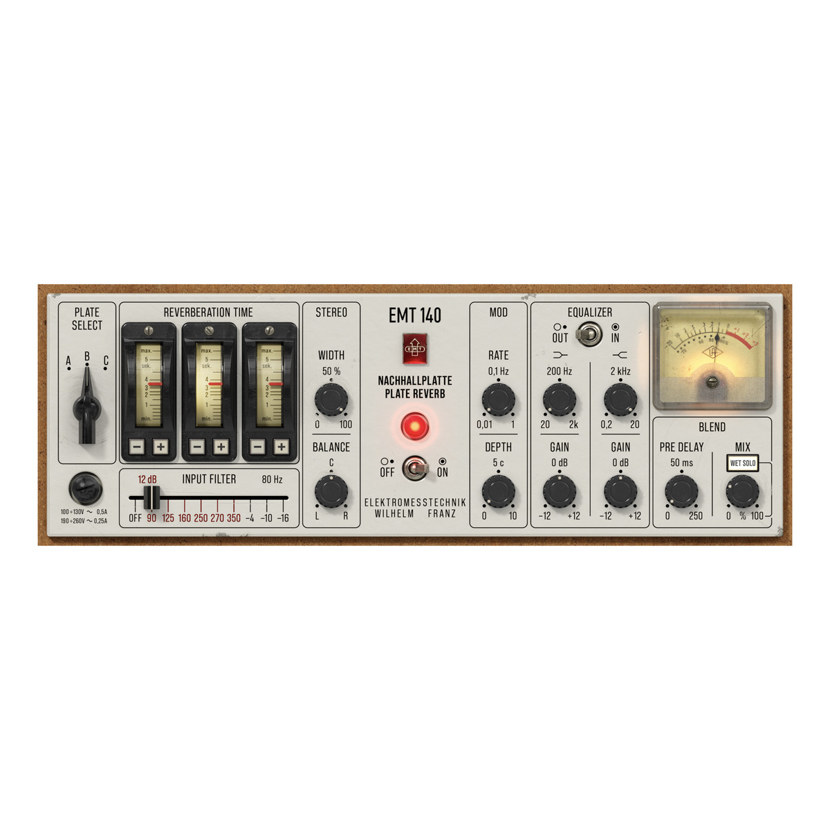 EMT 140 Classic Plate Reverberator