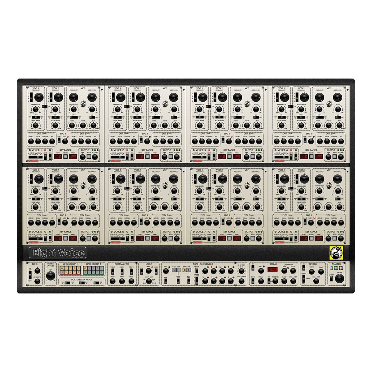 Eight Voice Synthesizer