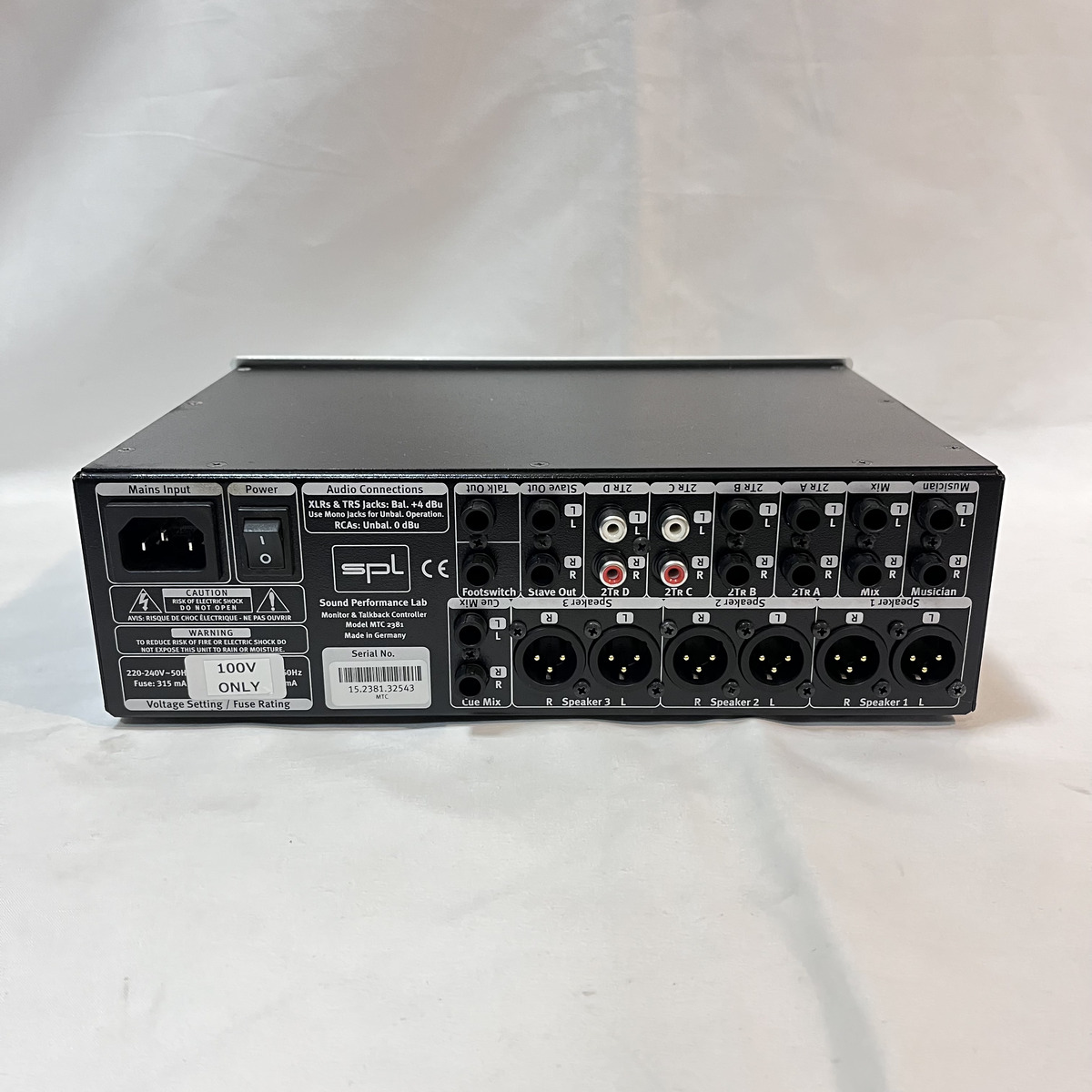 MTC Monitor & Talkback （ model 2381 ）