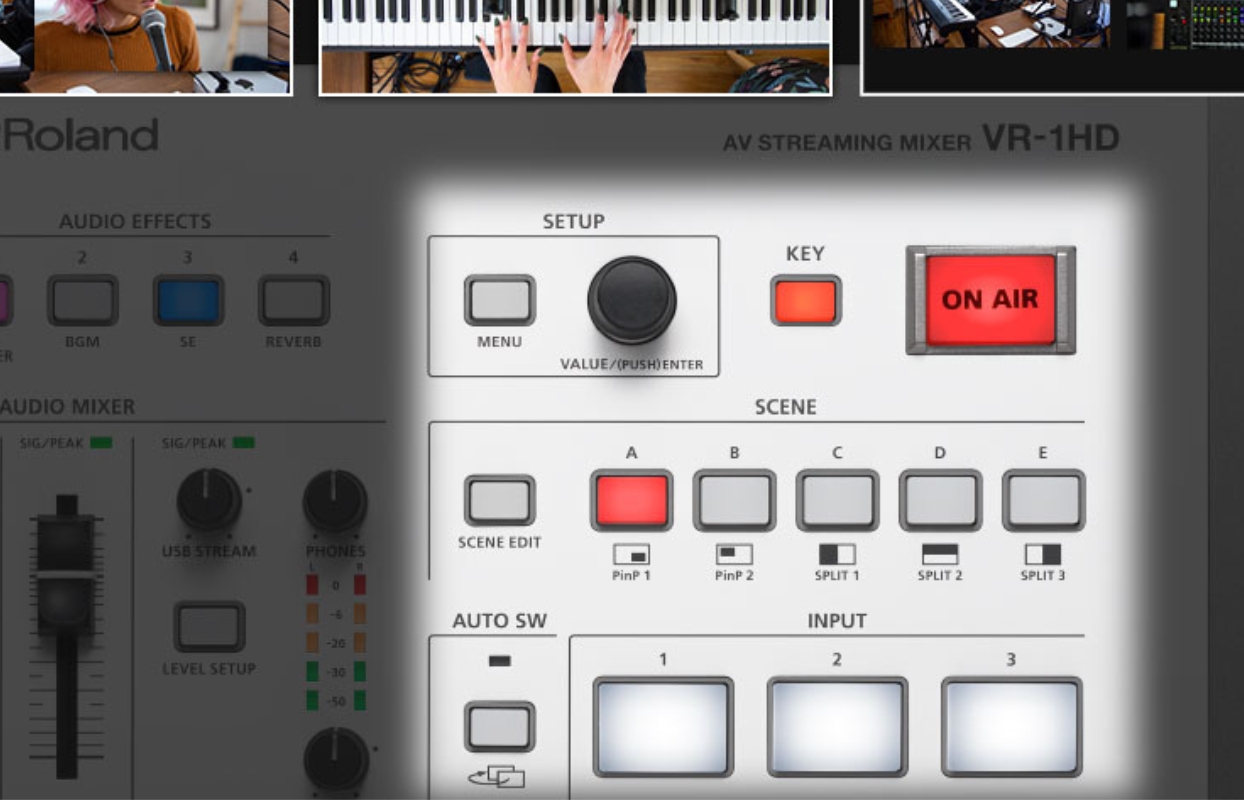 Roland AV STREAMING MIXER「VR-1HD」レビュー！これ一台で映像配信 