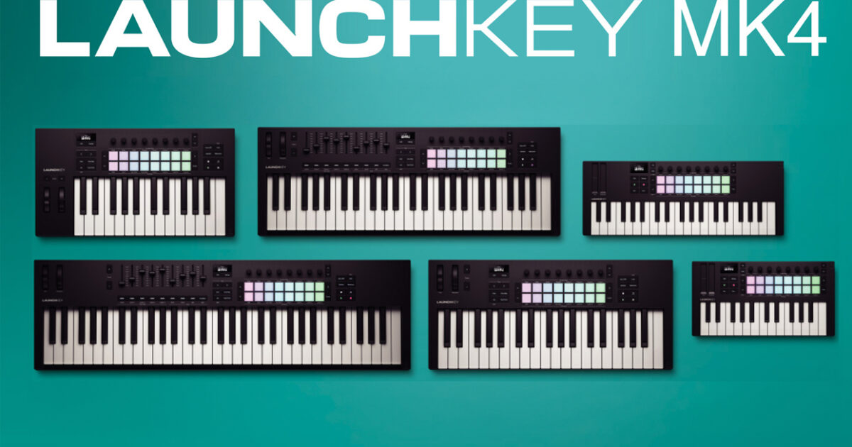 NovationからLaunchkey Mk4発売！音楽制作を加速させる全6種のMIDI 