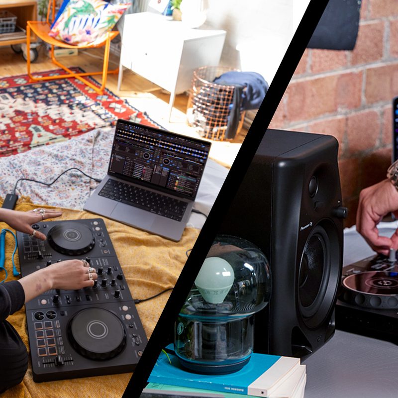 DDJ-FLX4 ADAM AUDIO D3V djセット スピーカー付き DJ始めたいなら