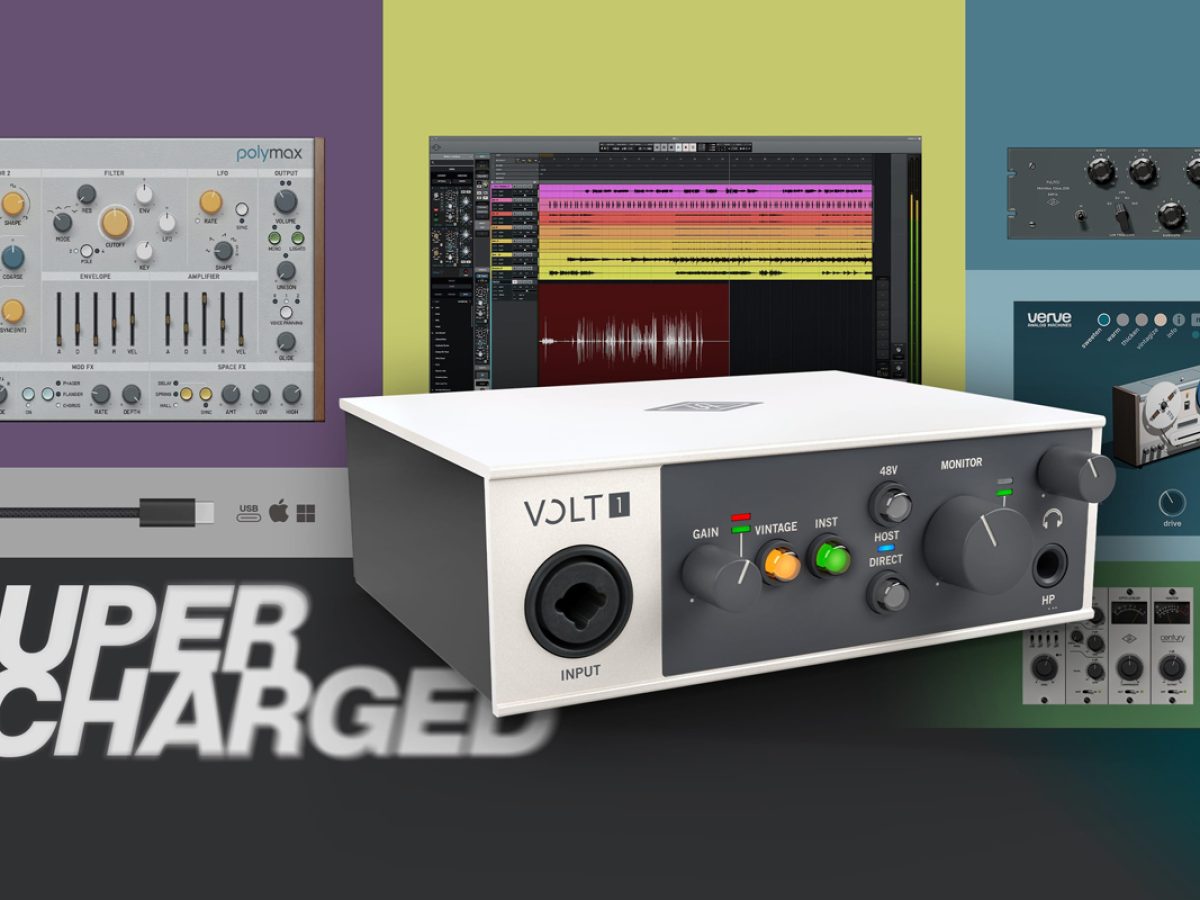 Universal AudioがVolt USB Recording Studio発表！Voltシリーズ