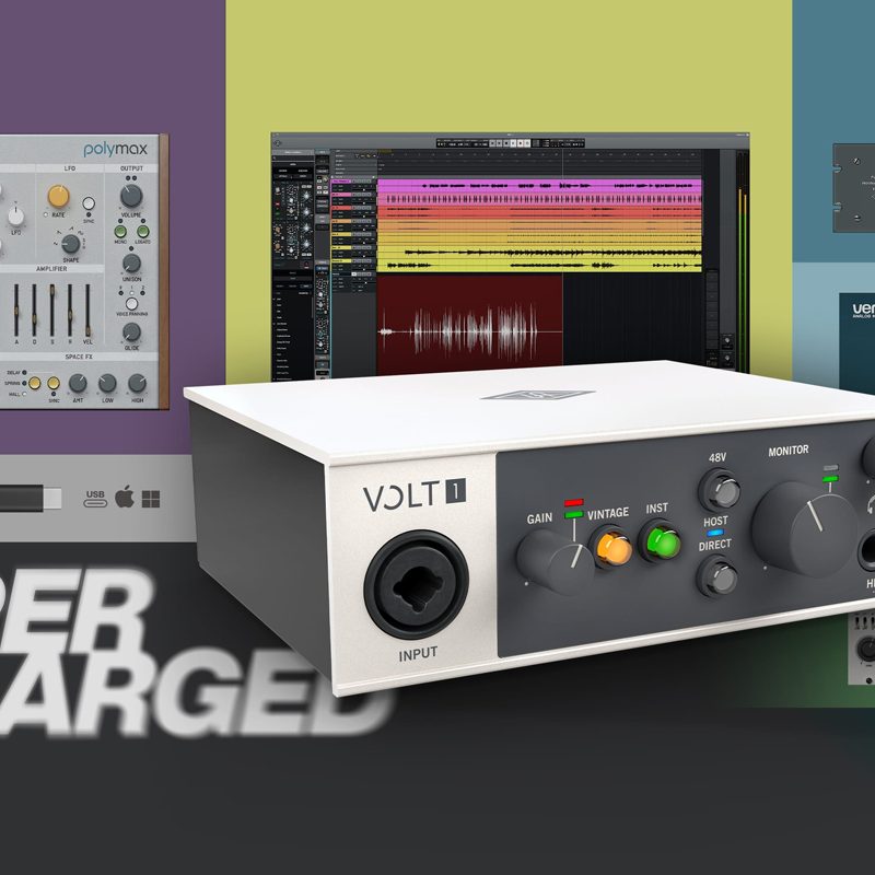Universal AudioがVolt USB Recording Studio発表！Voltシリーズ