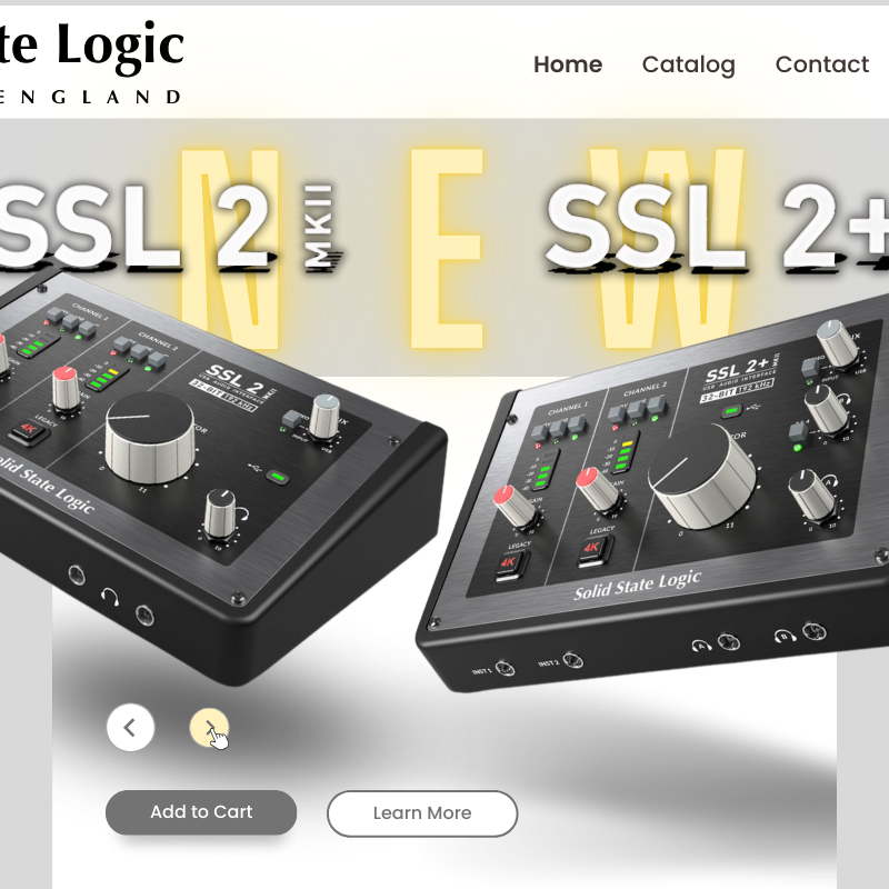 Solid State Logic SSL2シリーズの第二世代は最新のESS
