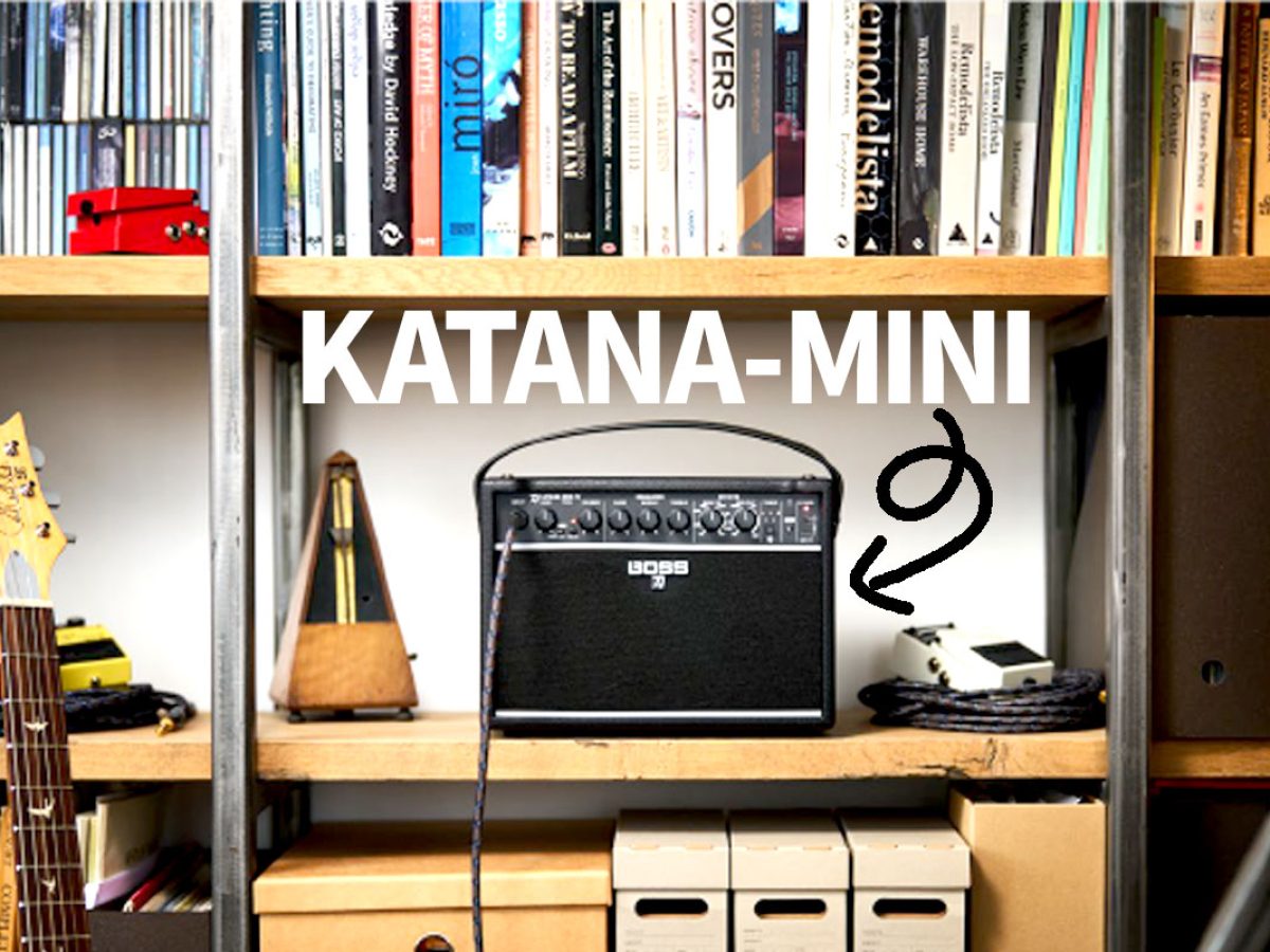 BOSS KATANA-MINI登場！バッテリー駆動可能なポータブルタイプ