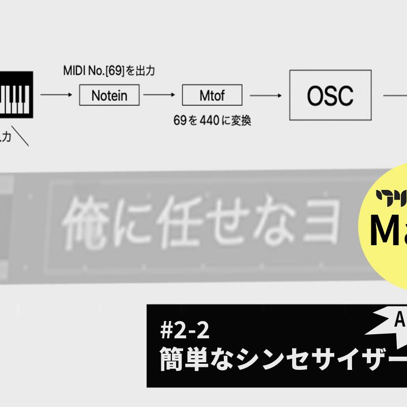 Max9をはじめよう#2-2：MIDIと和解セヨ – Rock oN Line eStore