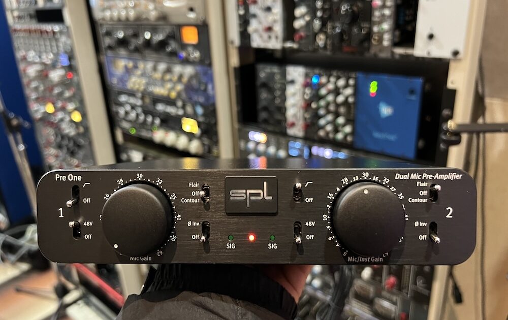 クリーントーン系小型マイクプリの新定番！SPLのPre Oneは色々いい感じ