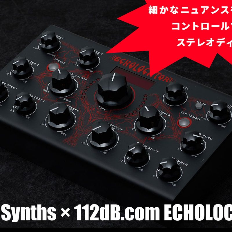 Arinco  特典セット Elektronが「Erica Synths × 112dB.com ECHOLOCATOR」を3月24日