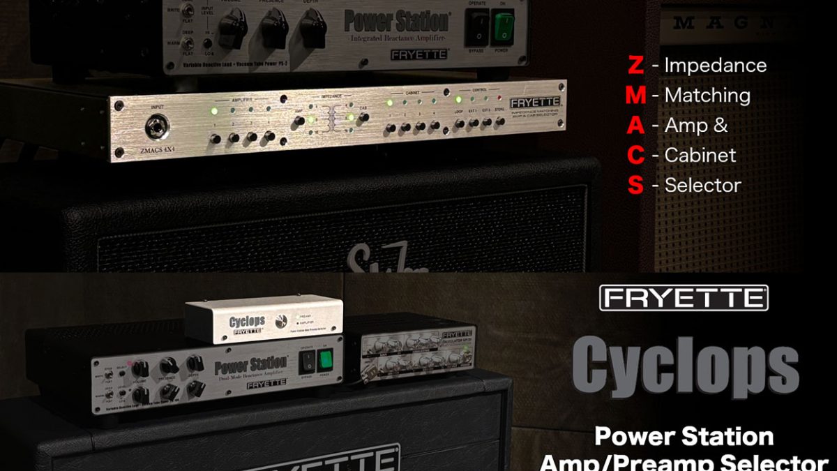 FryetteよりデュアルA/Bボックス『Cyclops』、最大4台のアンプと
