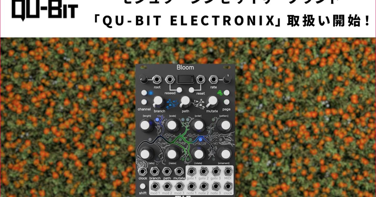実使用 直筆サイン入り BAR 01 翼端板 J.ヴィルヌーヴ R.ゾンタ モジュラーシンセサイザーブランド「QU-BIT ELECTRONIX」の