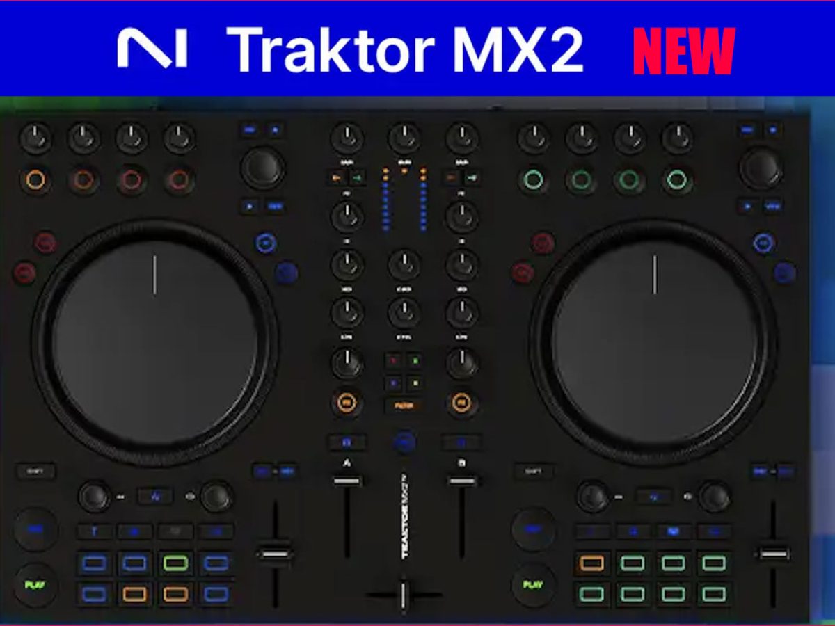 DJコントローラー シルバー 2チャンネル Native Instrumentsが、2チャンネルDJコントローラー「Traktor MX2」を