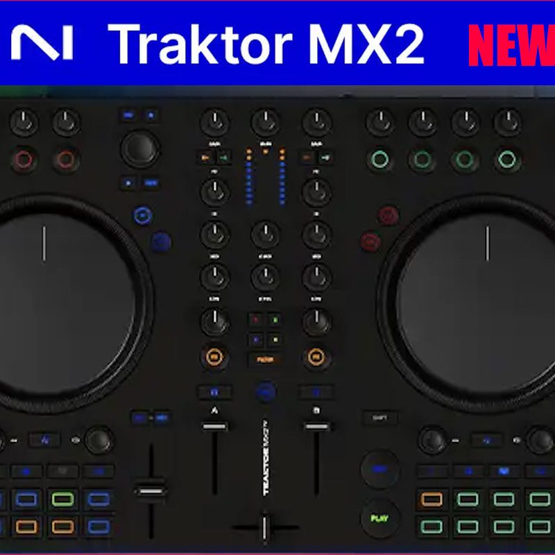 Native Instrumentsが、2チャンネルDJコントローラー「Traktor MX2」を
