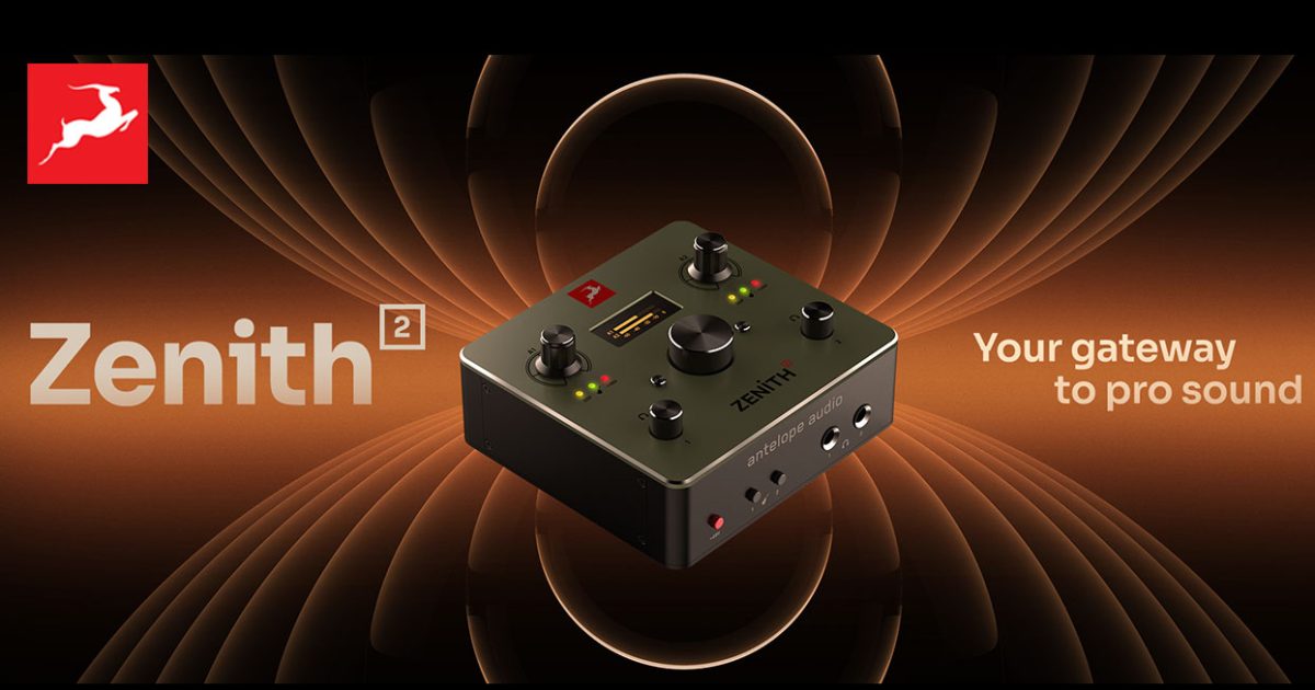 Antelope Audioが、2×2 I/Oオーディオインターフェイス「Zenith2」を