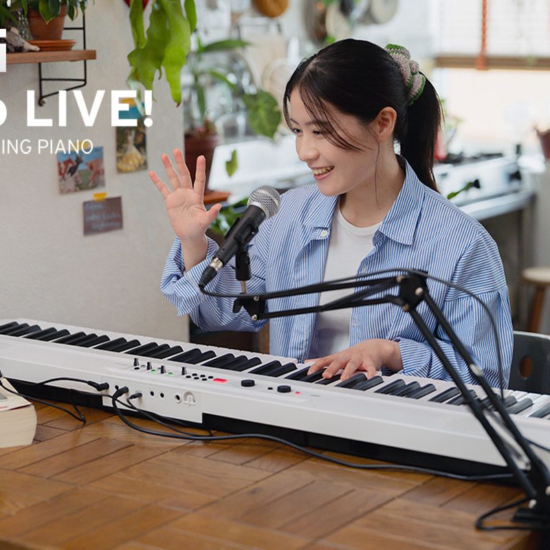 KORGがライブ配信のためのオールインワン電子ピアノ「Liano LIVE!」を