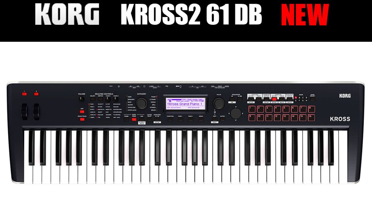 KORGのシンセサイザー「KROSS2 61」のカラーバリーションモデルDB