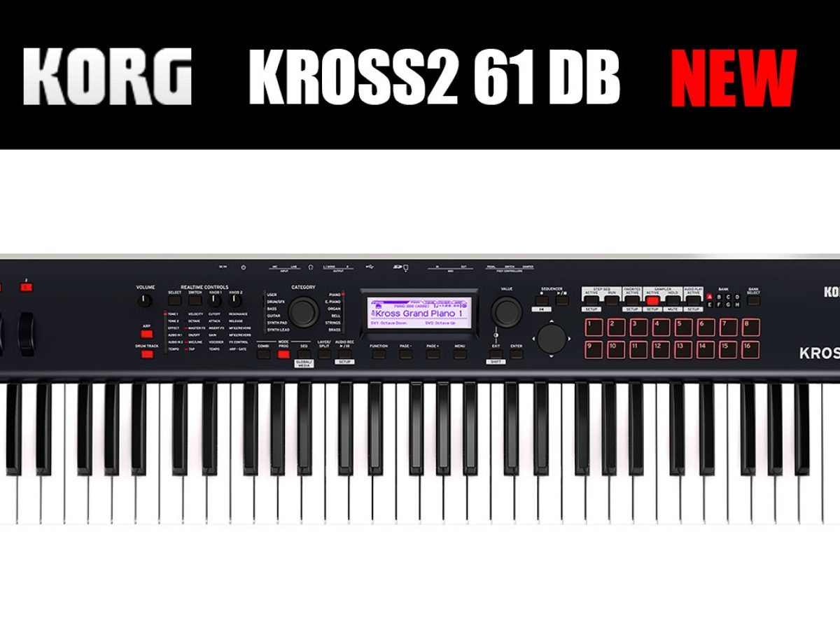 KORGのシンセサイザー「KROSS2 61」のカラーバリーションモデルDB