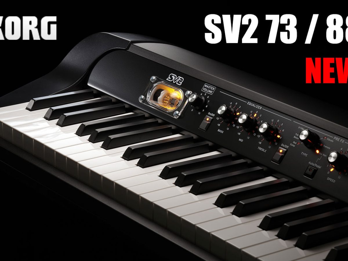 KORGのSV2シリーズに、スピーカー非搭載モデル「SV2 73 / 88」が登場