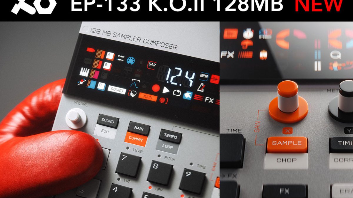 teenage engineering EP-133 K.O.II 128MBが期間・数量限定でイントロ