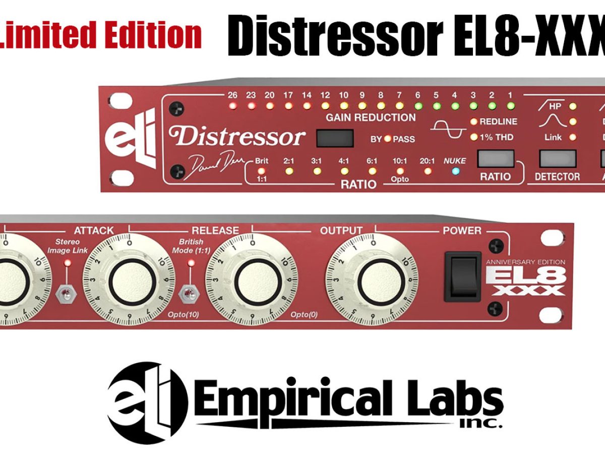 Empirical LabsがDistressor EL-8発売30周年記念リミテッド