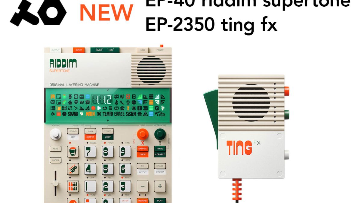 【初回限定セット】EP-40 RIDDIM EP-2350 TING【保証つき】 バンドルで人気を博したteenage engineeringの「EP-40 riddim