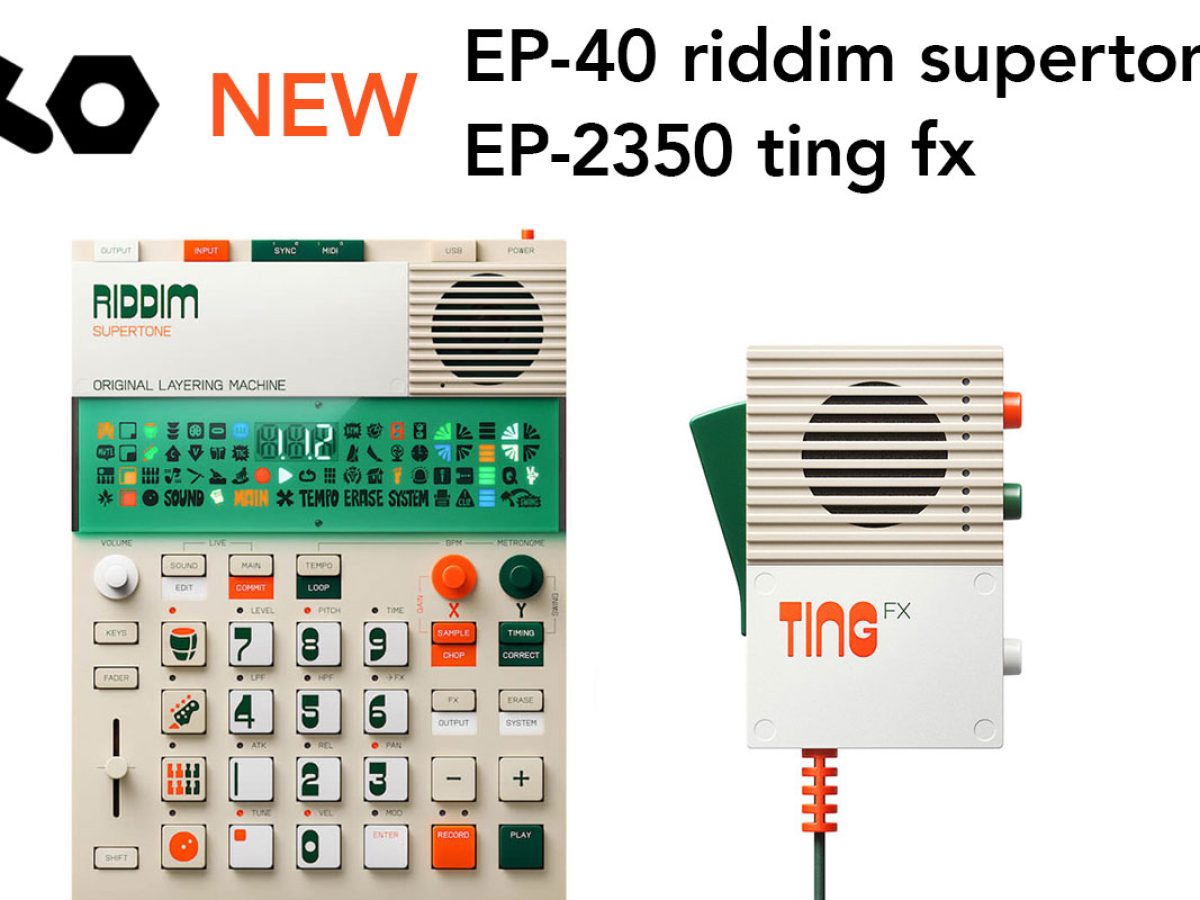 バンドルで人気を博したteenage engineeringの「EP-40 riddim