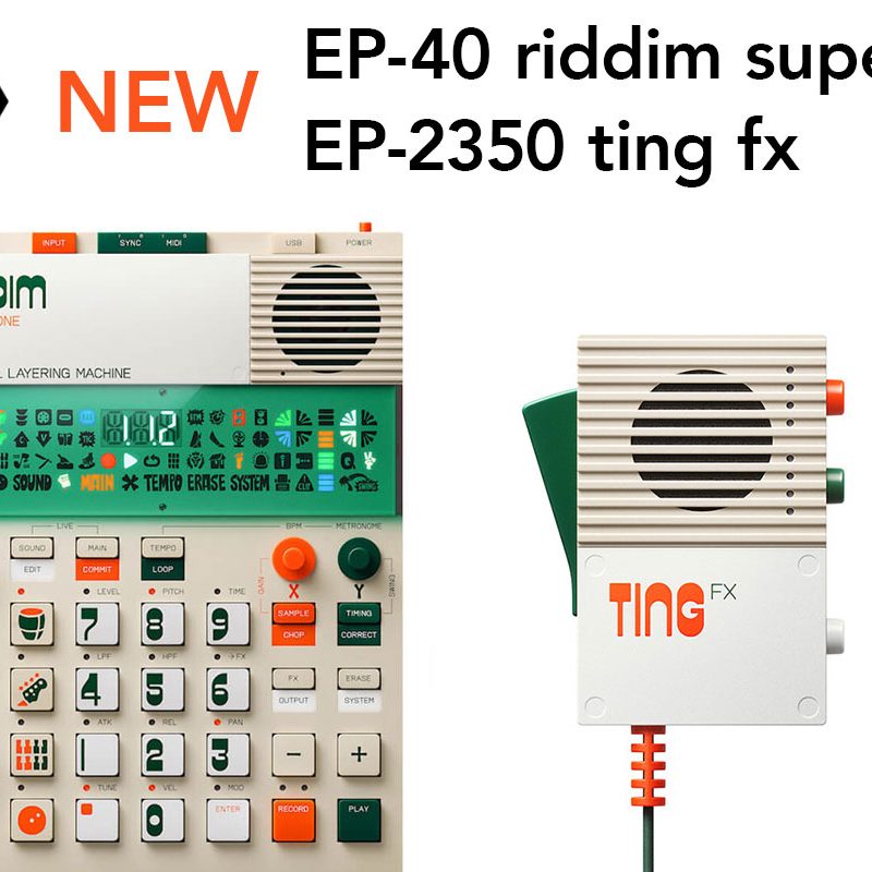 バンドルで人気を博したteenage engineeringの「EP-40 riddim