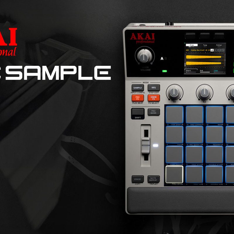 AKAI Professionalからの新製品、伝統を継ぐポータブル・サンプラー