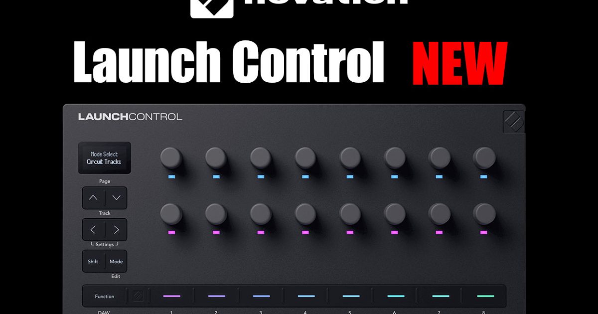NovationからLaunchシリーズ最小の創造コントローラー『Launch Control