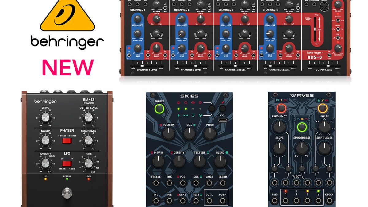 Behringerが4種類の新製品を3⽉27⽇(⾦)発売！ – Rock oN Line eStore