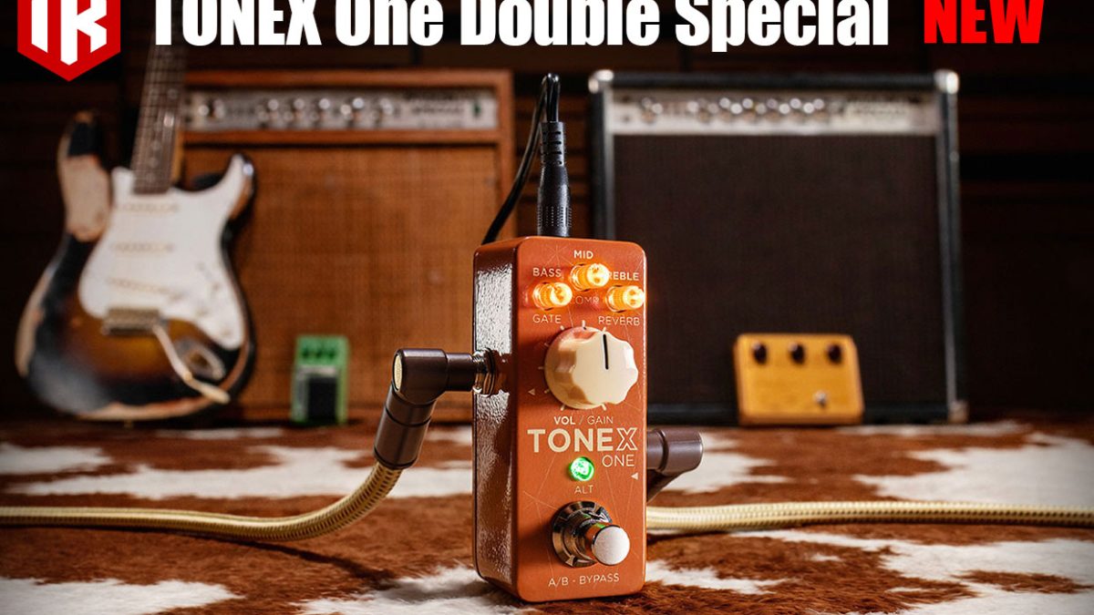 TONEX One Double Special 世界1000台限定 世界1,000台限定！IK Multimediaが超小型AI Machineモデリングペダル