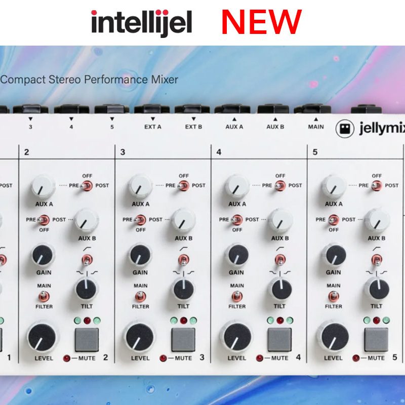 Intellijelのコンパクトなステレオ・パフォーマンス・ミキサー
