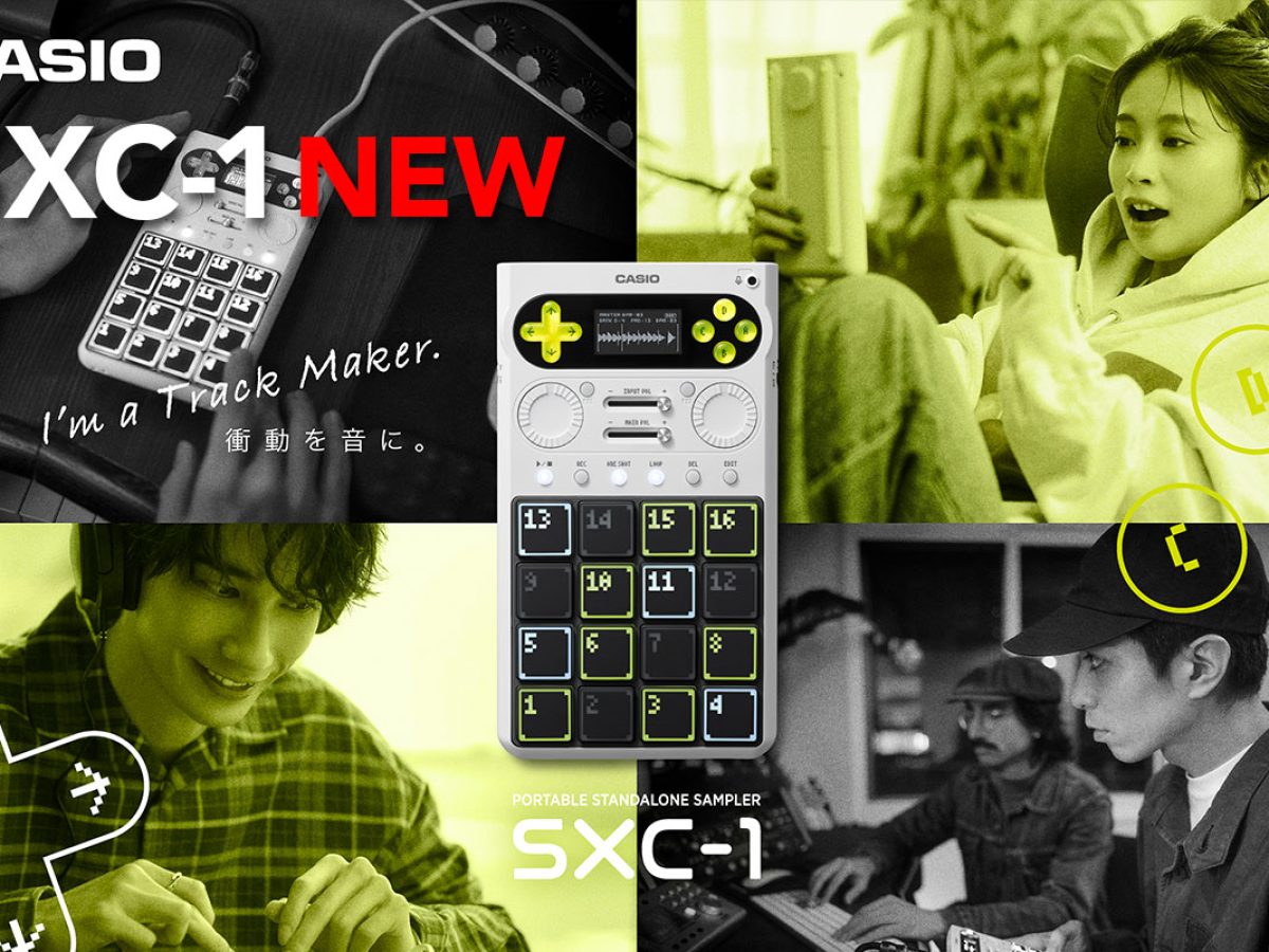 CASIOの新製品サンプラー「SXC-1」が登場！ – Rock oN Line eStore