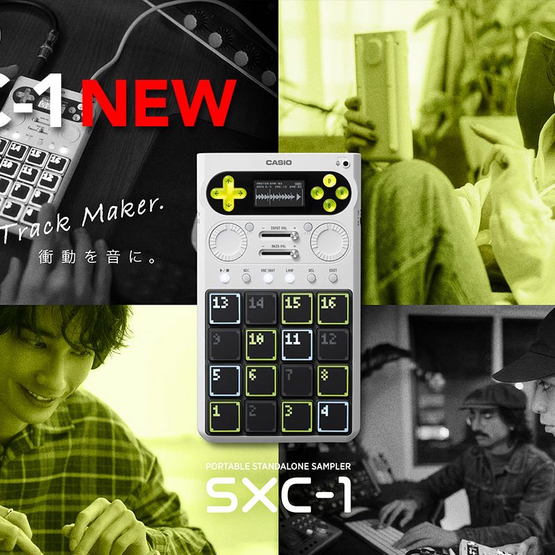 CASIOの新製品サンプラー「SXC-1」が登場！ – Rock oN Line eStore