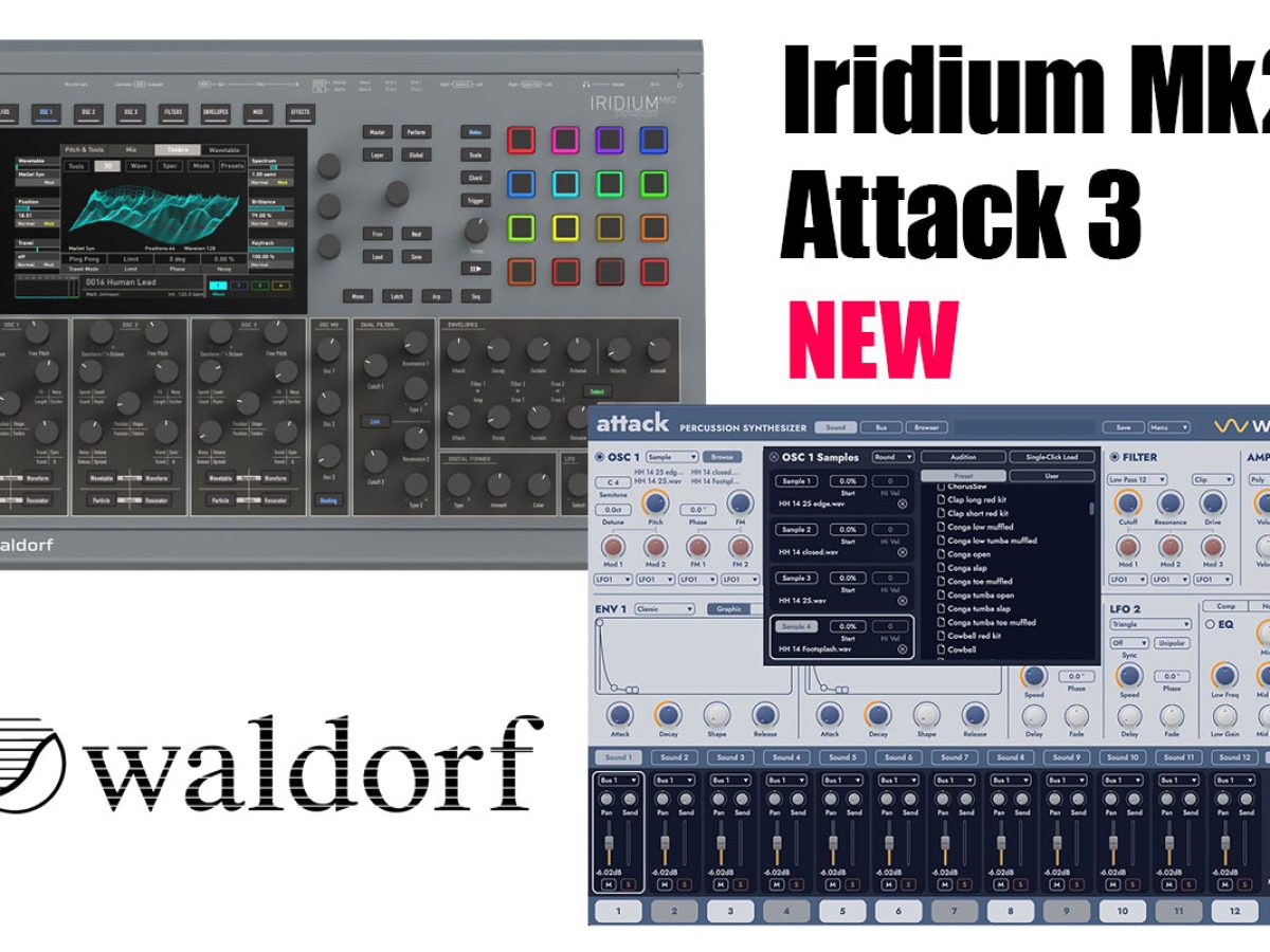 Waldorfより、Iridium Mk2、Attack 3が発売！ – Rock oN Line eStore