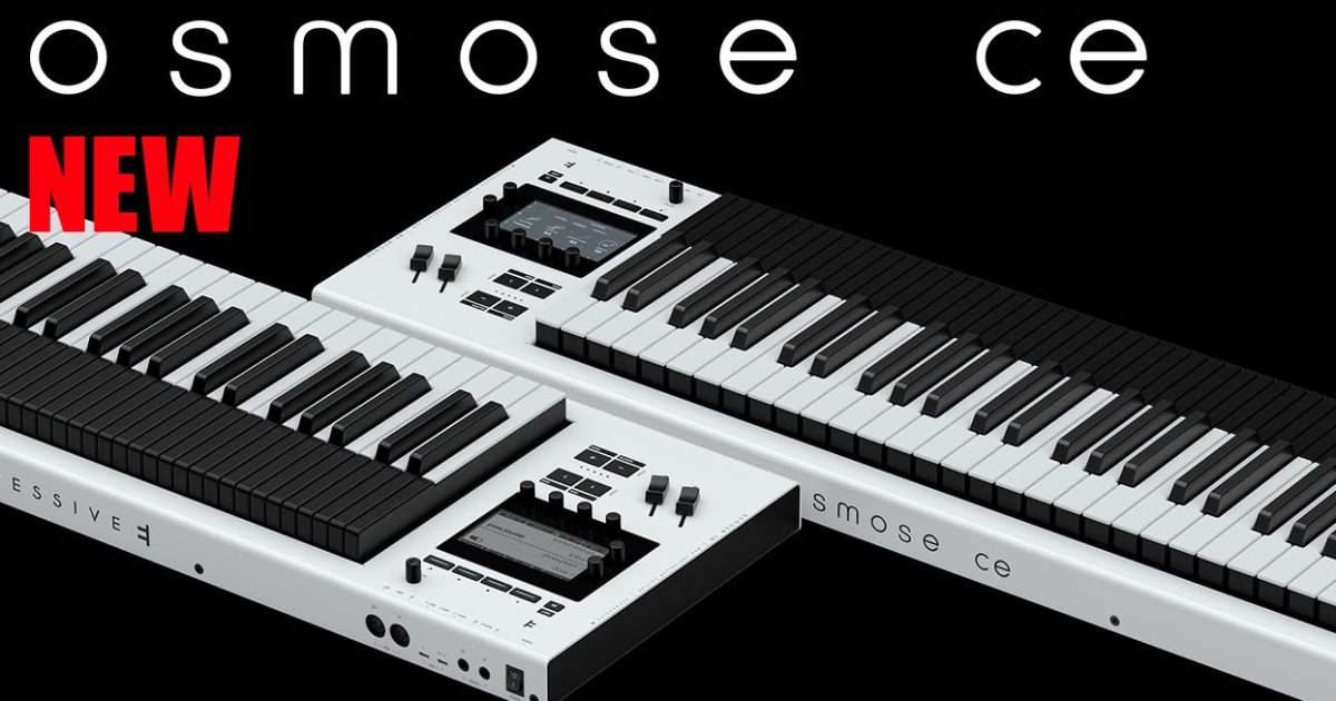 Expressive EよりMIDIコントローラー『Osmose CEシリーズ』が登場