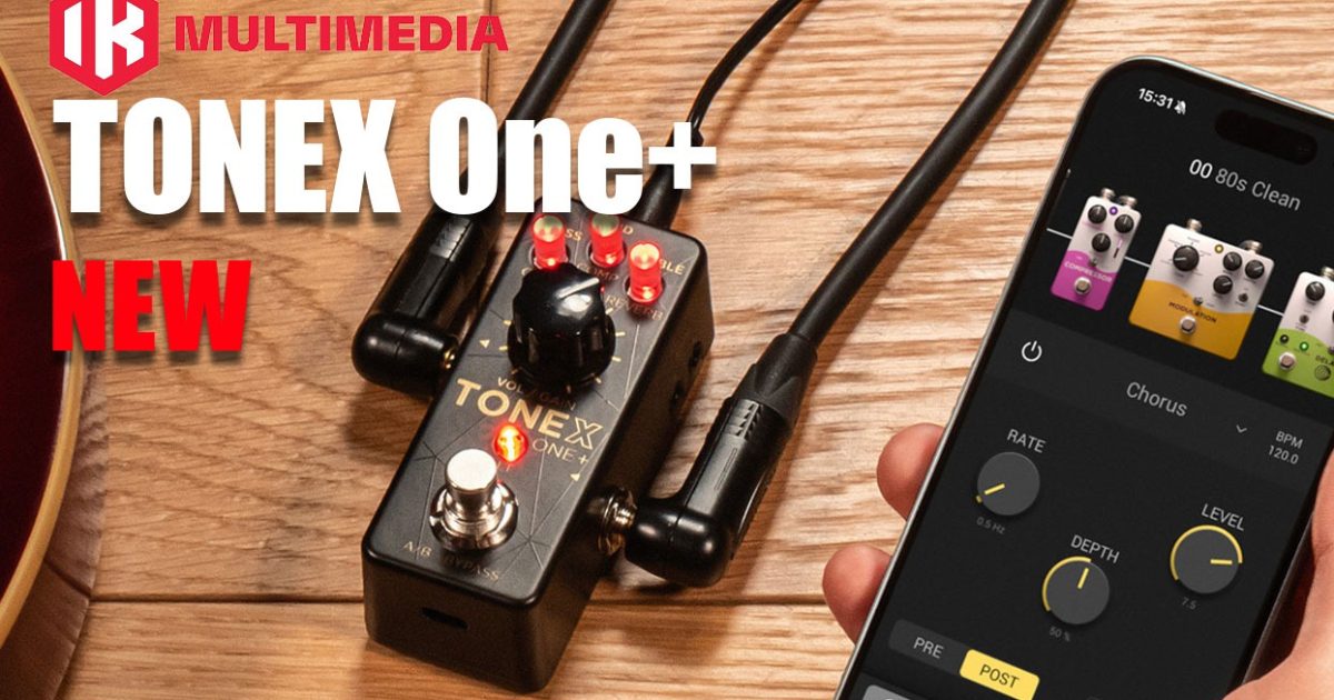 IK Multimediaより新製品、待望のBluetooth機能、フルMIDI機能を搭載