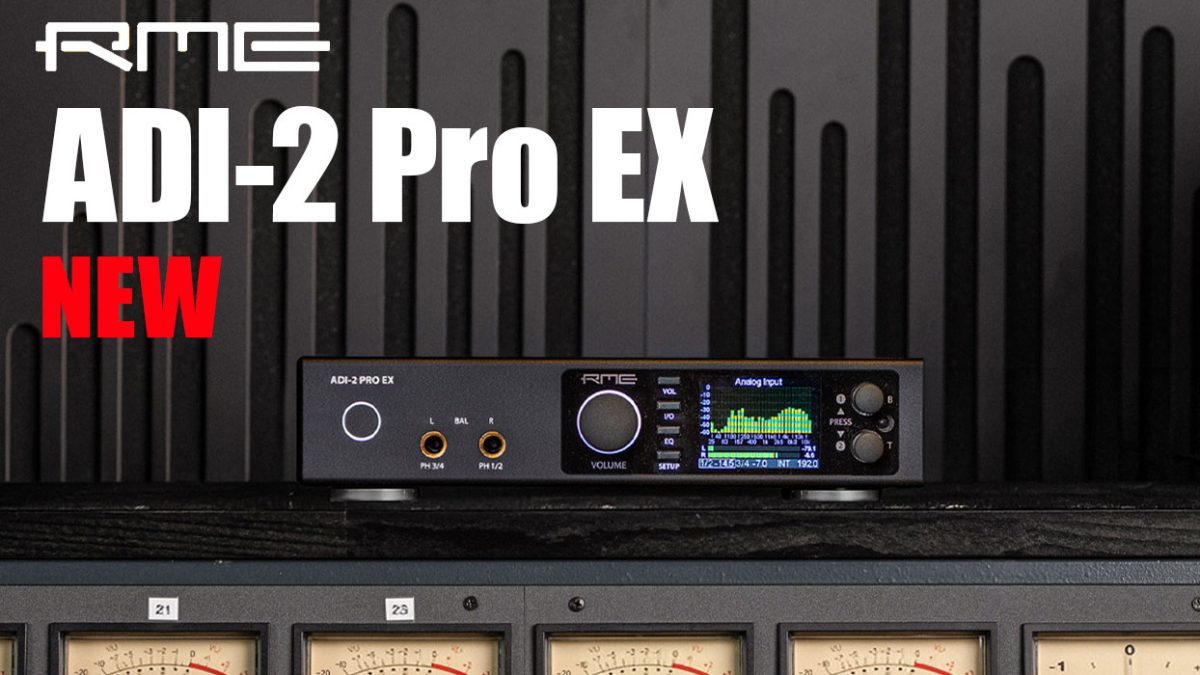 RMEから次世代リファレンスAD/DAコンバーター「ADI-2 Pro EX」を発表