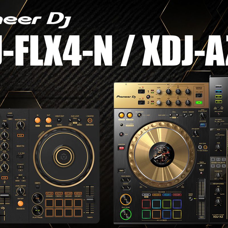 Pioneer DJから人気2モデルの台数限定 GOLD Edition「DDJ-FLX4-N