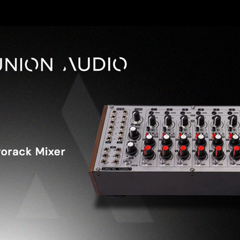 Union Audioが、6チャンネル・ユーロラック・アナログミキサー「area.6