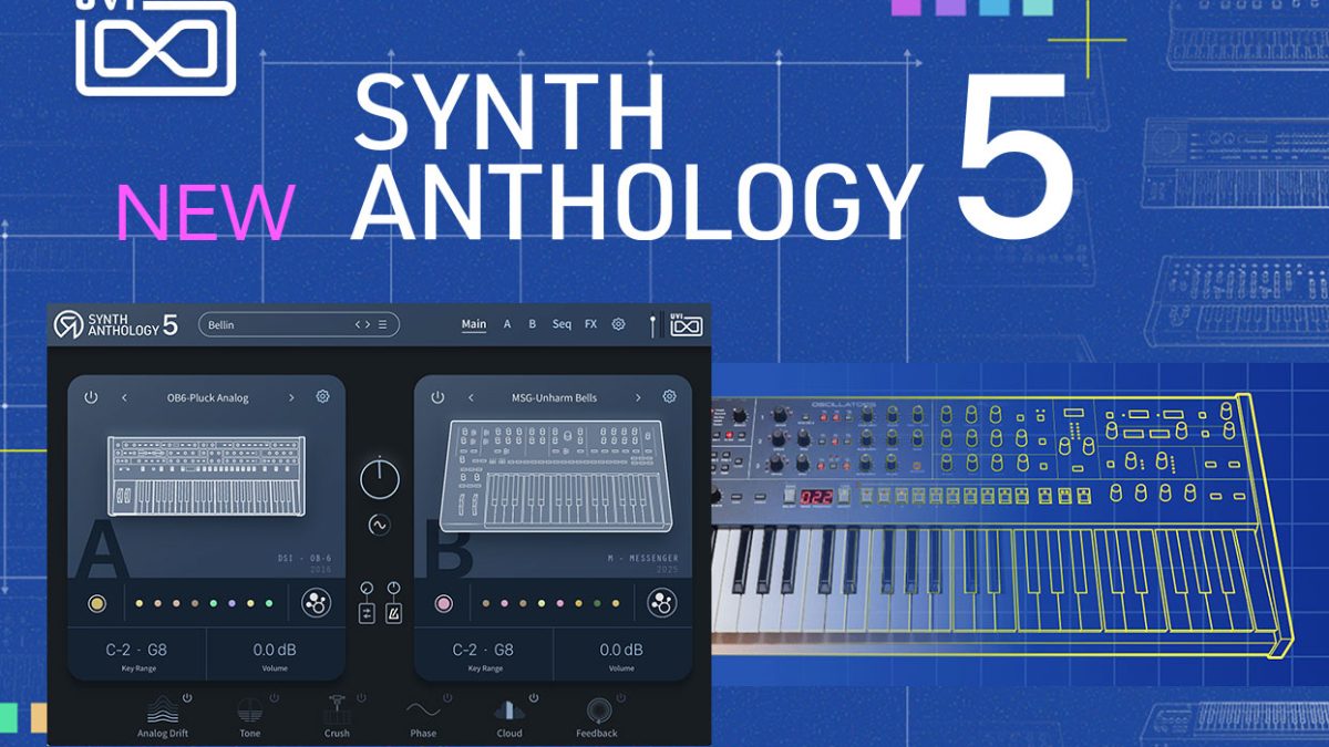 UVI、人気シンセサイザー音源コレクションの最新版「Synth Anthology 5
