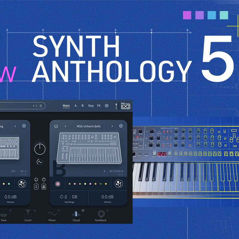UVI、人気シンセサイザー音源コレクションの最新版「Synth Anthology 5