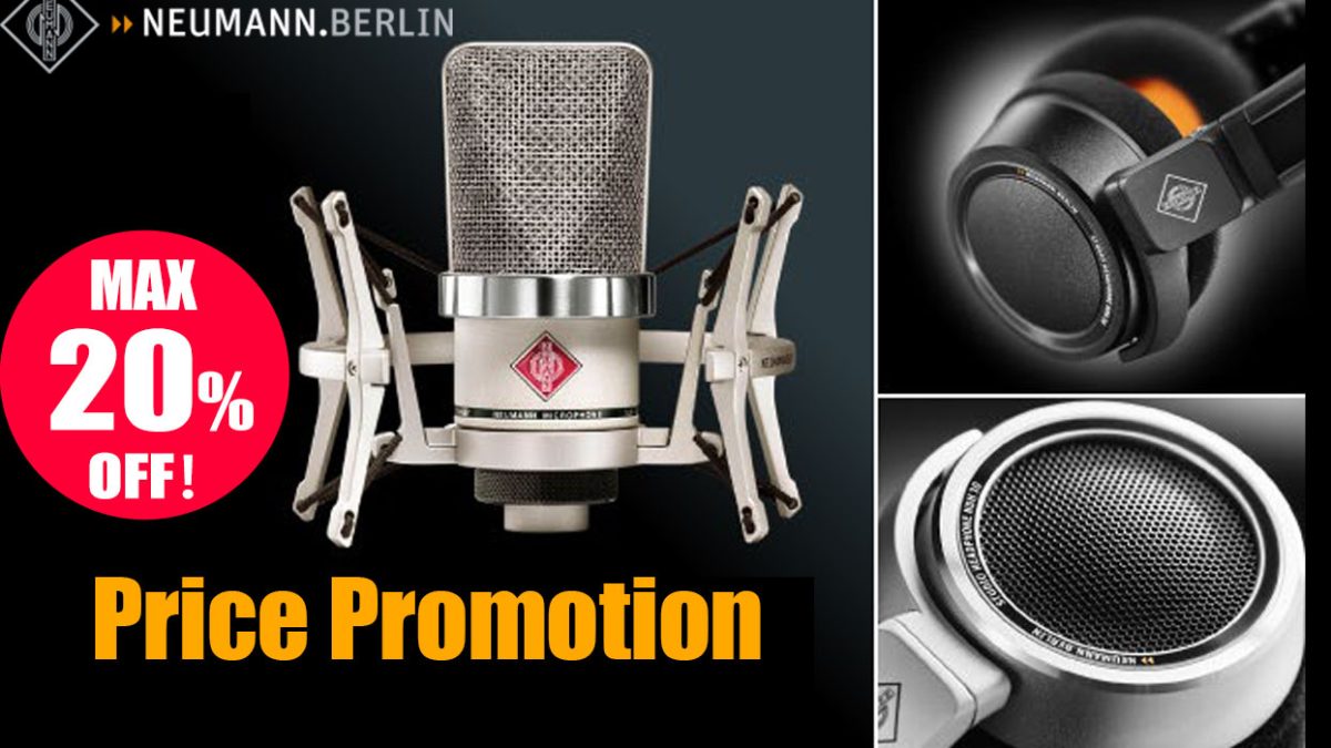 Neumannが、最大20%OFFとなる「Hot Summer Audio Promotion」を