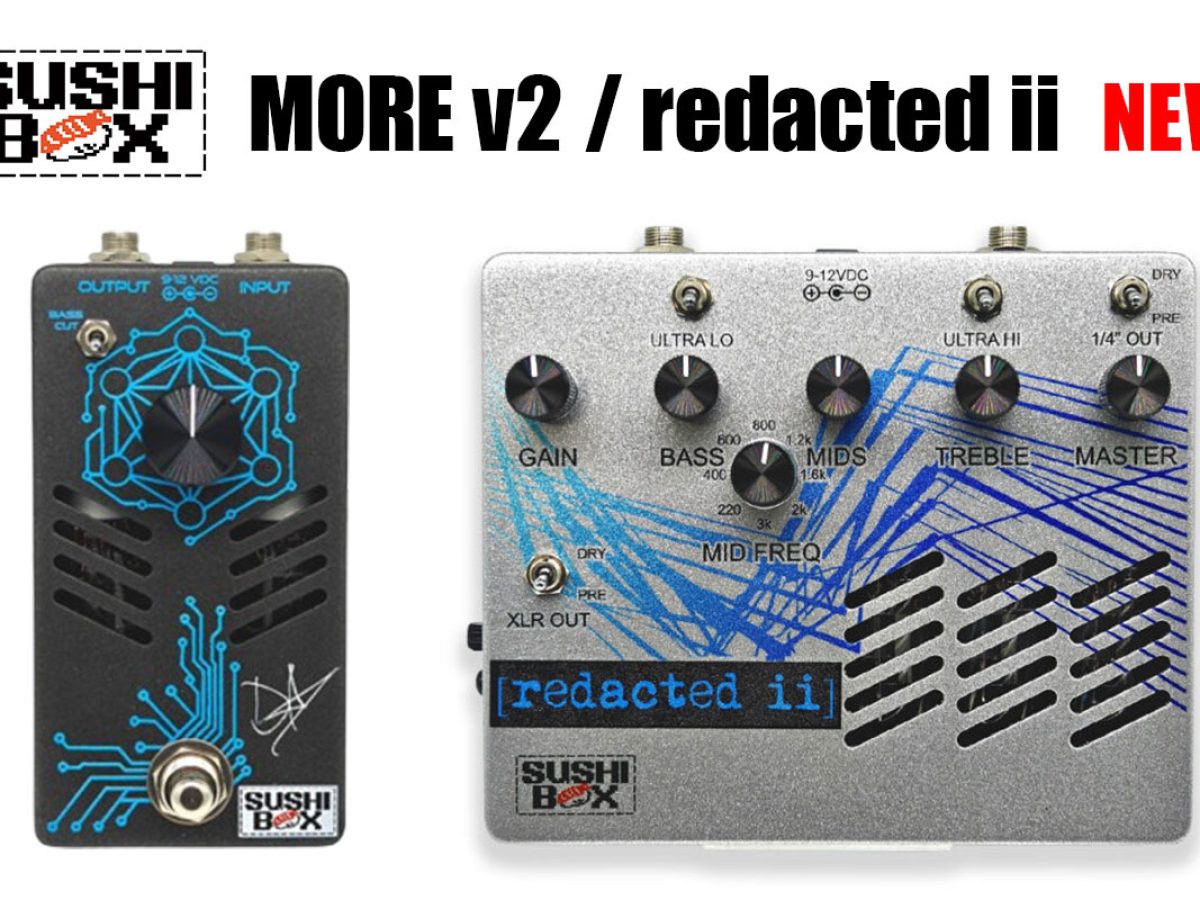 SUSHI BOX、ハーモニクス・エンハーサー「MORE v2」、ベース用チューブ