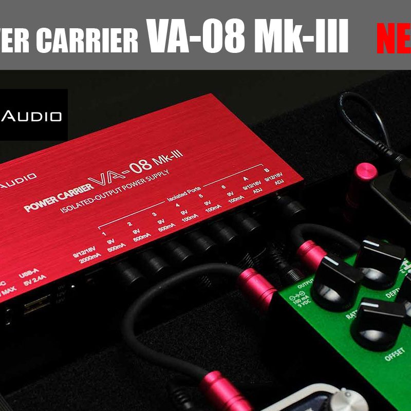 【赤】VITAL AUDIO / POWER CARRIER VA-08 Vital Audio、「POWER CARRIER VA-08 Mk-III」を7月24日（金）に発売