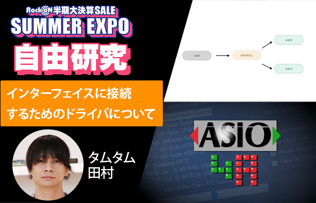 インターフェイスのドライバについて