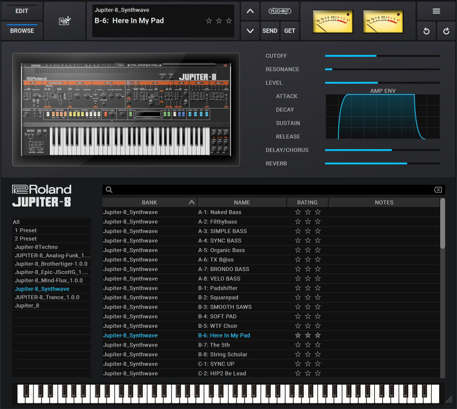 Rolandが誇る名機・TR-808/JUPITER-8のソフトウェア音源が期間限定で